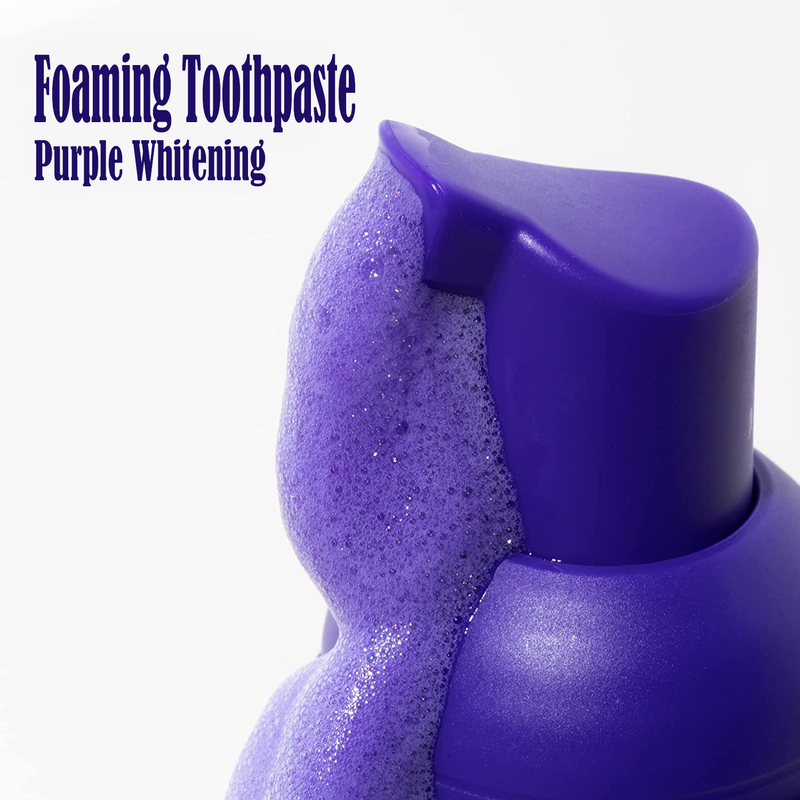 ODM Oral Care Proszek do wybielania zębów V34 Color Corrector Purple White Pieniąca pasta do zębów