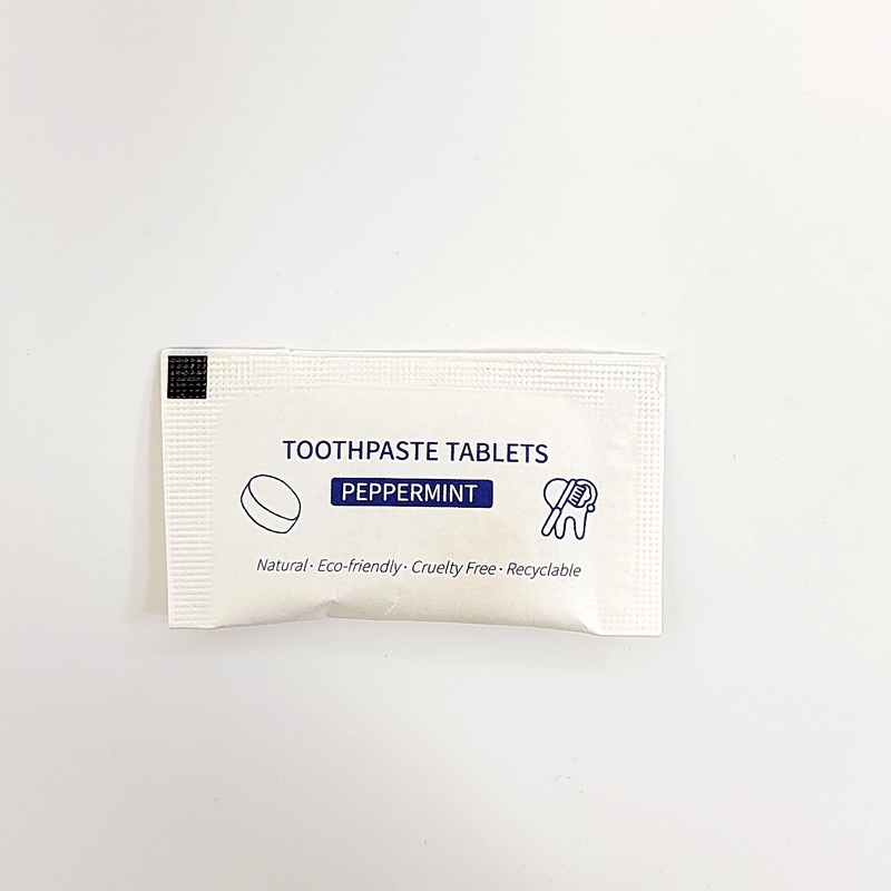 Hotel Travel Size Tabletki do wybielania zębów Stała pasta do zębów Organiczny środek do usuwania nieświeżego oddechu Pigułka do płukania jamy ustnej Mint