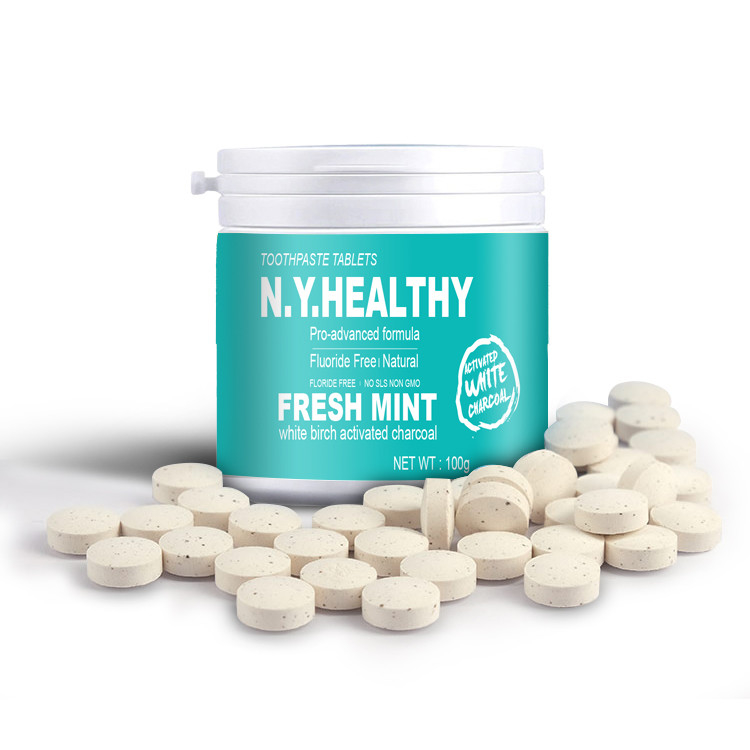 Pasta do zębów o regularnym rozmiarze Organic Baking Mint Tabletki Pigułki Wybielające Oral Travel Adult
