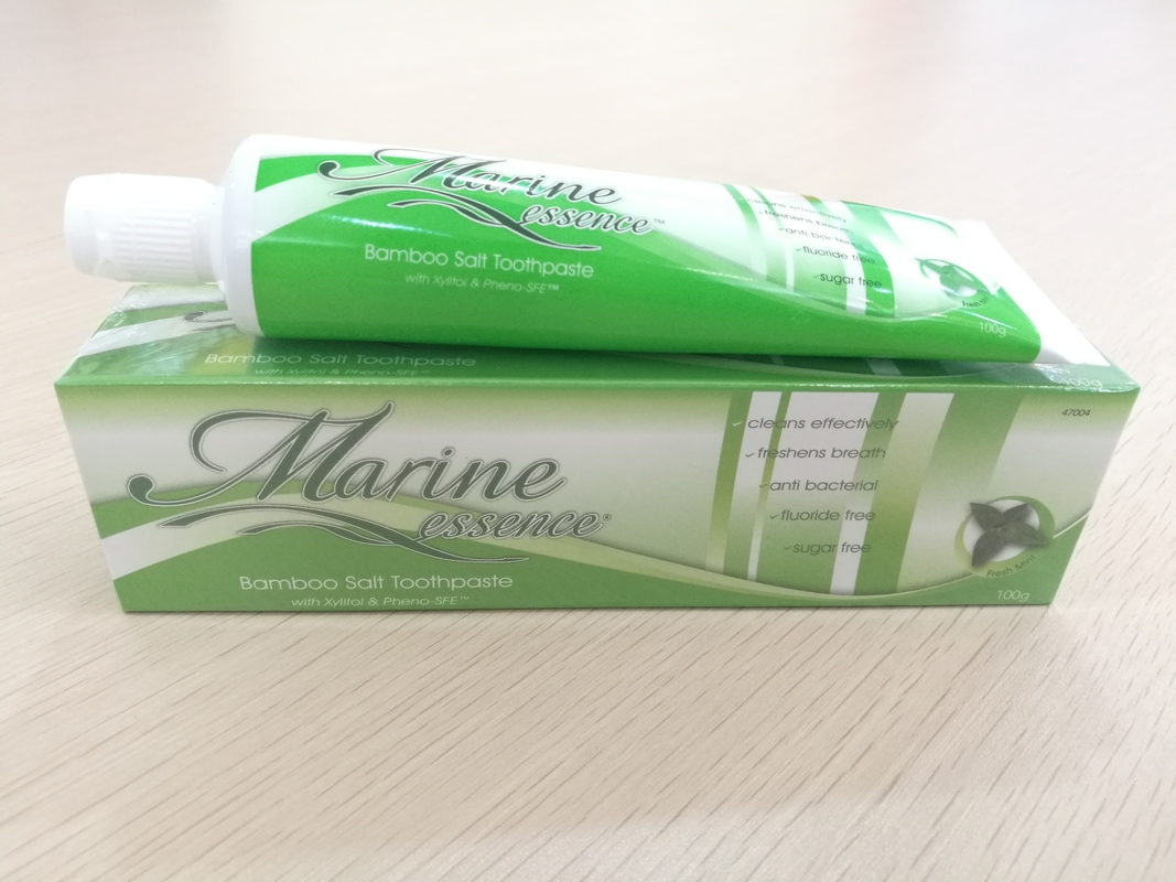 OEM Higiena jamy ustnej Bamboo Salt Pasta do zębów Fluorek sodu 3 lata trwałości