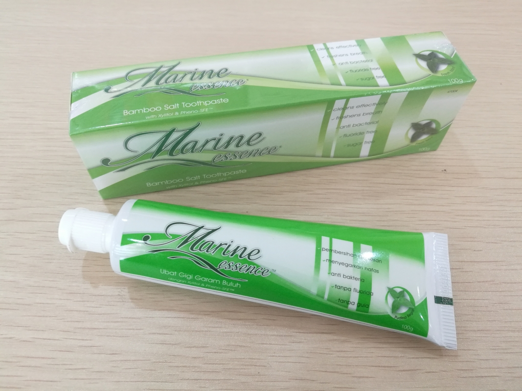 OEM Higiena jamy ustnej Bamboo Salt Pasta do zębów Fluorek sodu 3 lata trwałości