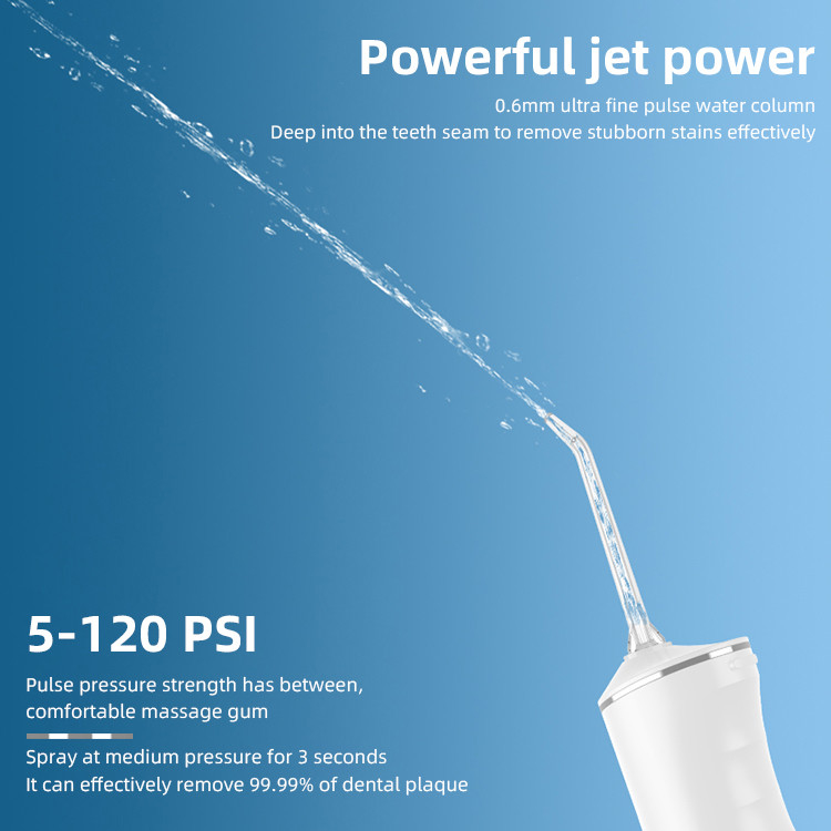 IPX7 Home And Travel Dental Plaque Remover Opieka stomatologiczna Irygator Profesjonalny irygator wodny