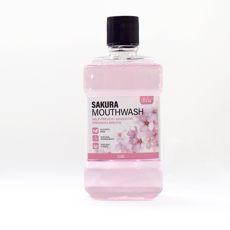 Niealkoholowe organiczne środki przeciwbakteryjne do pielęgnacji zdrowia jamy ustnej Aromat owocowy 250 ml płynów do płukania jamy ustnej