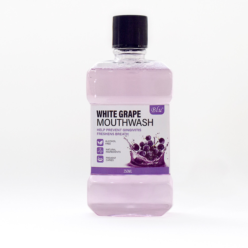 Niealkoholowe organiczne środki przeciwbakteryjne do pielęgnacji zdrowia jamy ustnej Aromat owocowy 250 ml płynów do płukania jamy ustnej