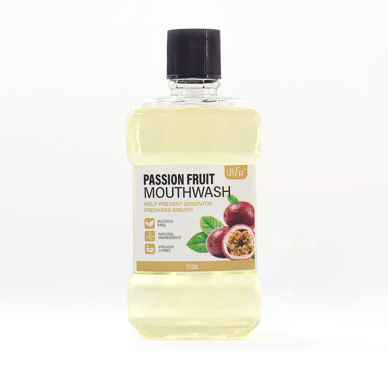 Niealkoholowe organiczne środki przeciwbakteryjne do pielęgnacji zdrowia jamy ustnej Aromat owocowy 250 ml płynów do płukania jamy ustnej