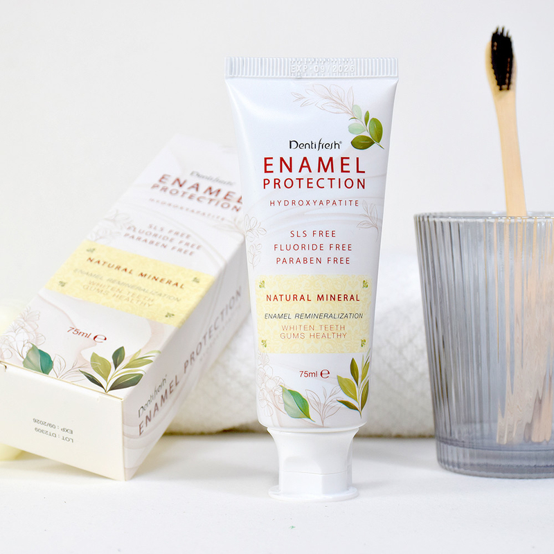 Organiczna pasta do zębów do pielęgnacji jamy ustnej 110 g Aromat herbaty Hydroksyapatyt Białka do zębów Ekstrakty roślin naturalnych