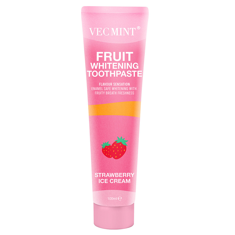 Herbal Fruit Whitening Toothpaste for Adults Customized Oem delikatna formula do wybielań zębów