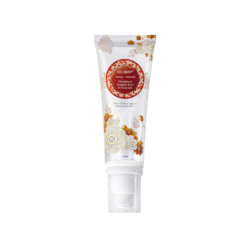 VECMINT HERBAL ESSENCE Nano-Hydroxyapatile Remineralizacja Pasta do zębów 100 g dla zdrowych zębów