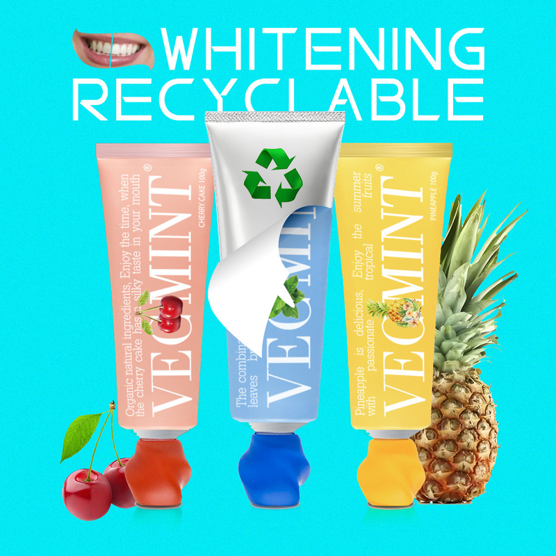 VECMINT Sea Salt & Fresh Mint Toothpaste - Left Your Mouth Refreshed 100g hurtowa fabryka