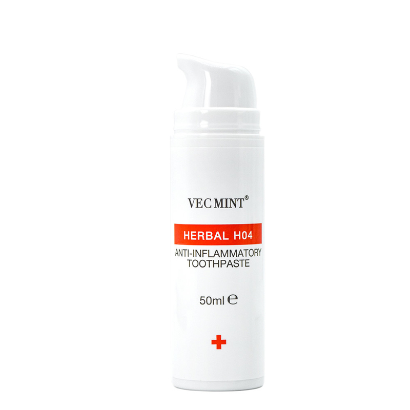 VECMINT Herbal H02 - Pasta do zębów przeciwwrażliwa - 50 ml, formuła uspokajająca dla wrażliwych zębów