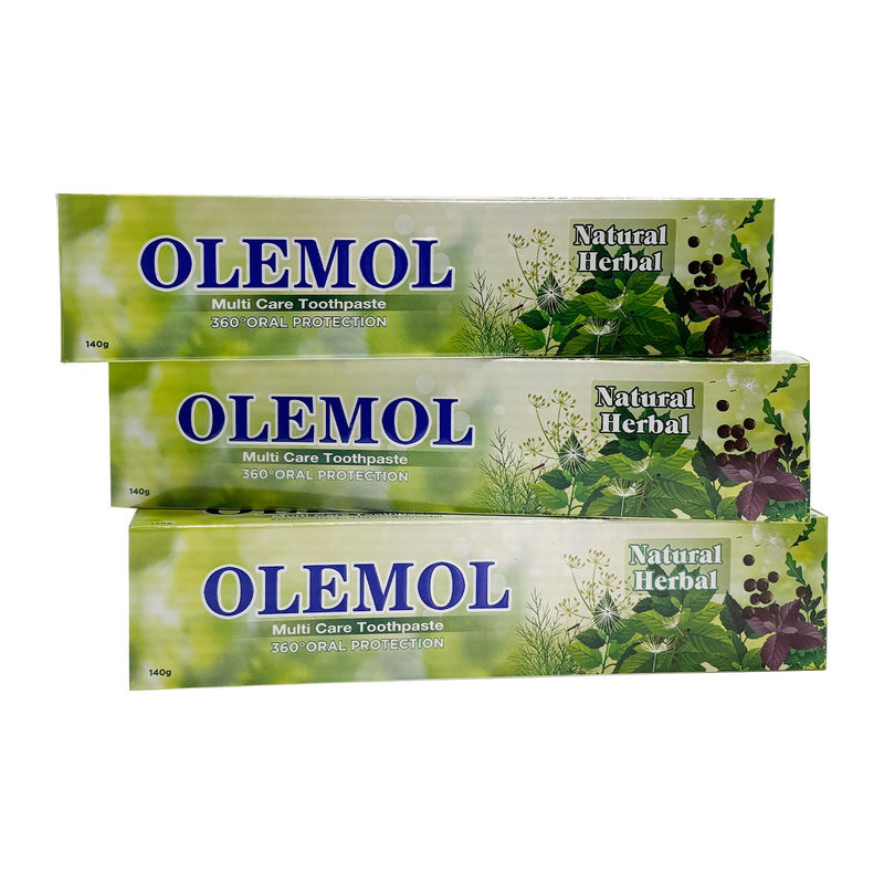 OLEMOL Multi White Pasta do zębów 90g - Formuła Max Whitening & Stain Removal dla skutecznego wybielania zębów i codziennej pielęgnacji jamy ustnej