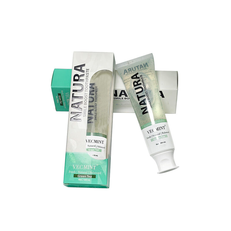 NATURA VECMINT Smile Boost Pasta do zębów - naturalna, roślinna, o smaku zielonej herbaty