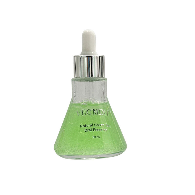 VECMINT Natural Green Tea Herbal Oral Essence - Koncentrat do pielęgnacji jamy ustnej Serum do codziennej higieny jamy ustnej