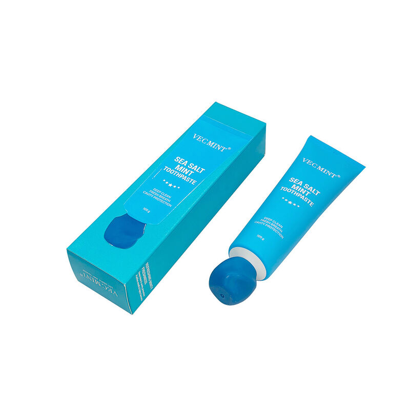 VECMINT 100g Pasta do zębów z miętą i solą morską - Głębokie czyszczenie zębów i świeży oddech