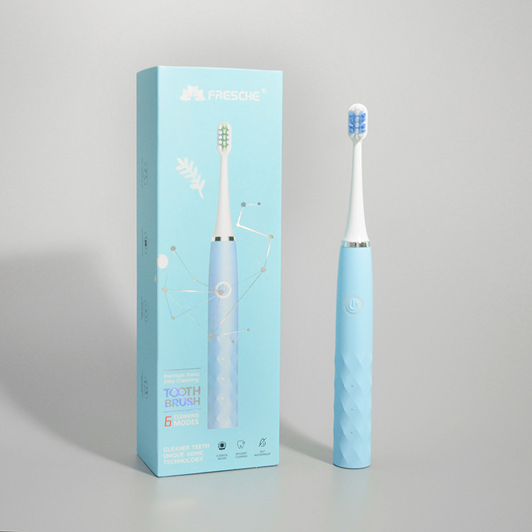 Podróżna akumulatorowa szczoteczka do zębów 6 trybów Gum Care Elektryczna szczoteczka do zębów IPX7