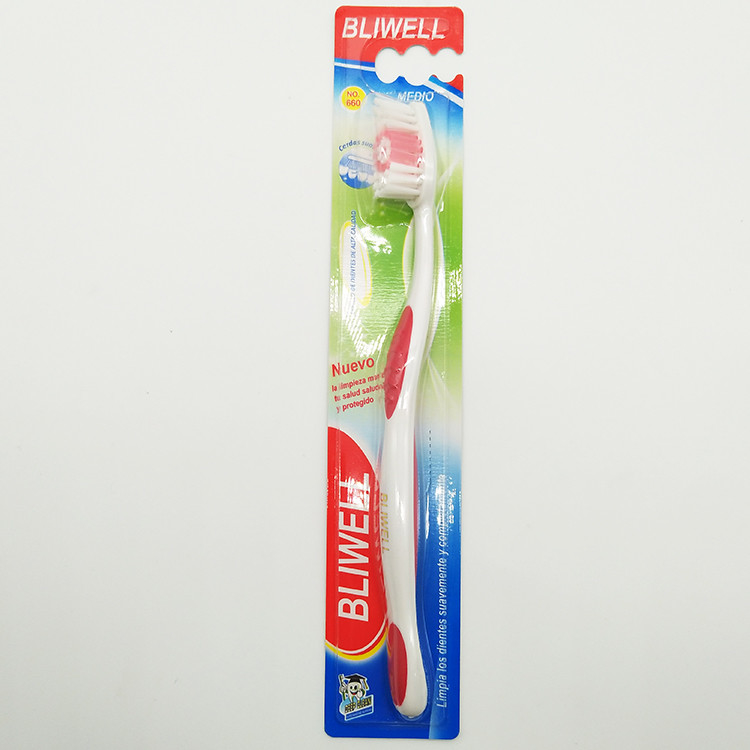 Hurtownia OEM Eco Friendly Color Handle Plastikowa, miękka szczoteczka do zębów wielokrotnego użytku do jamy ustnej