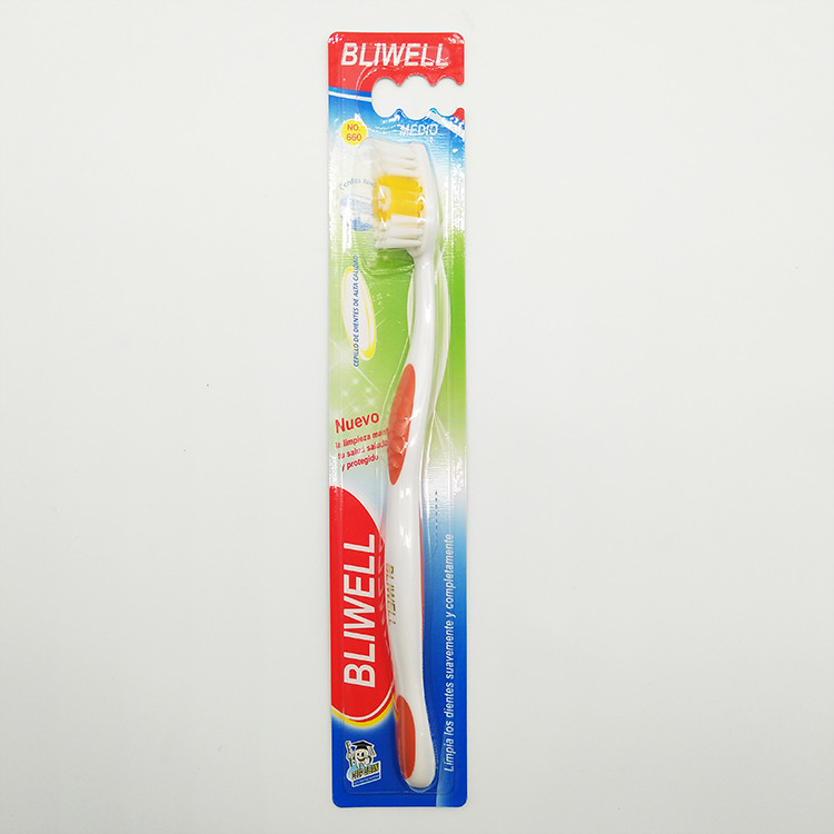 Hurtownia OEM Eco Friendly Color Handle Plastikowa, miękka szczoteczka do zębów wielokrotnego użytku do jamy ustnej